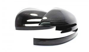 Mercedes Benz SLK Mirror Covers - Carbon Fiber - R172